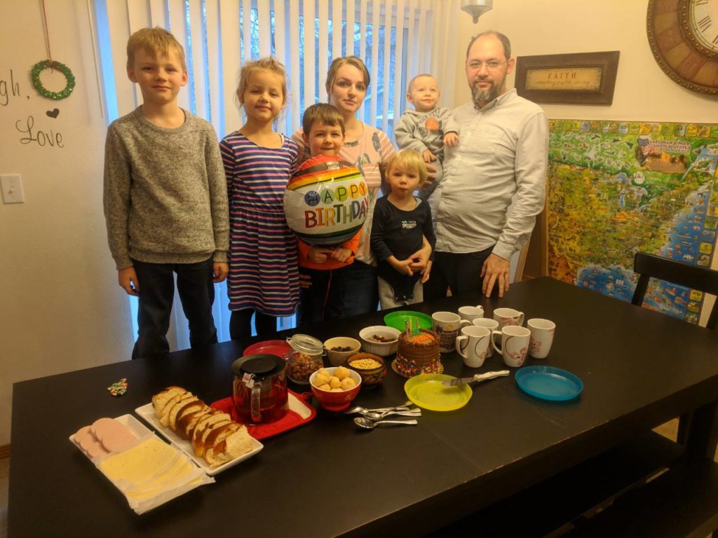 Филипку 4 годика. Февраль 3, 2018